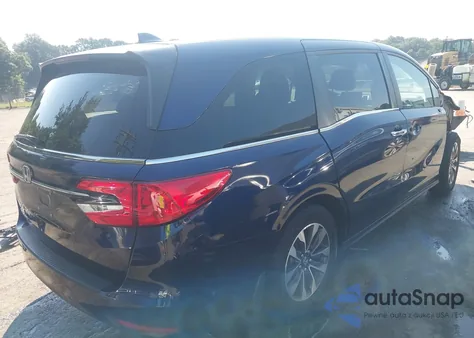 2022 Honda Odyssey Ex-L из США, поврежденный, VIN 5FNRL6H77NB053824